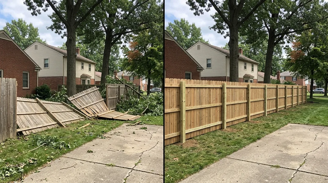 Storm Damage Fence Repair in Cleveland: Insurance Claims, Timelines and What to Do First
