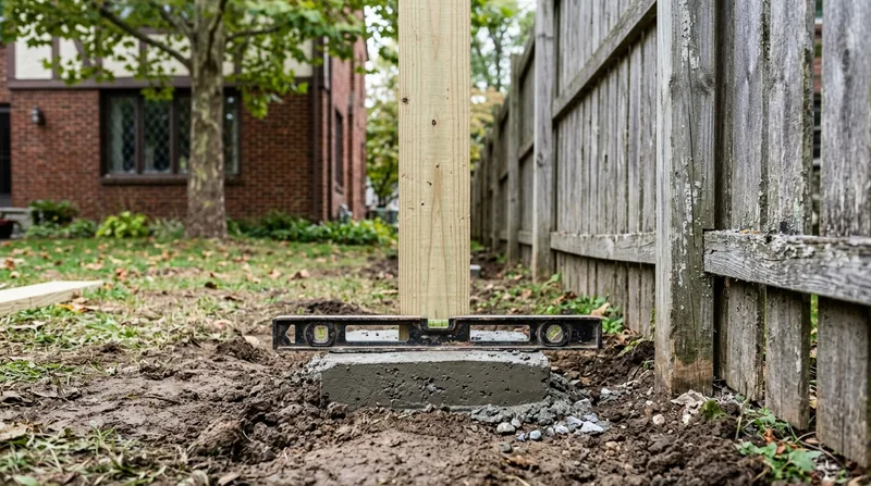 Fence Post Repair & Replacement Cleveland